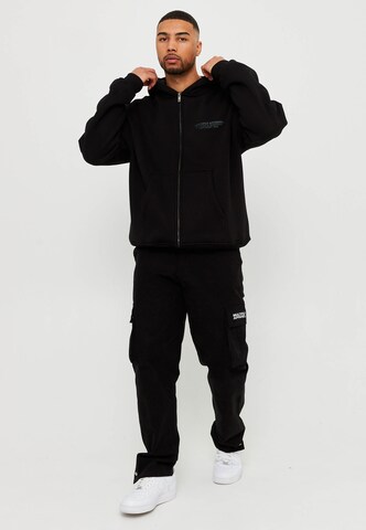 Multiply Apparel Zip-Up Hoodie in Black