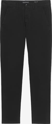 Marc O'Polo - Pantalón chino 'Stig' en negro: frente