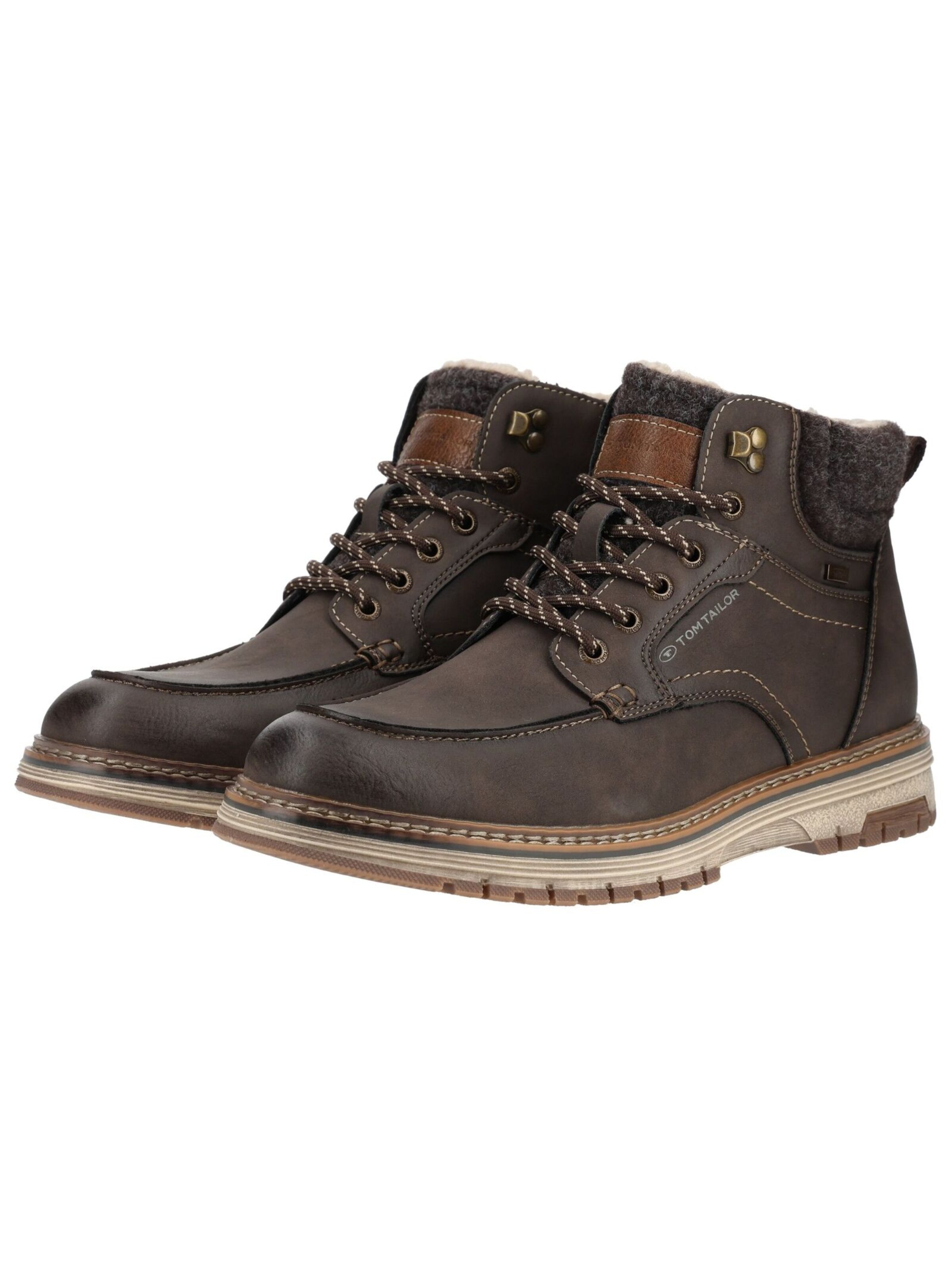 Boots stringati di TOM TAILOR in marrone