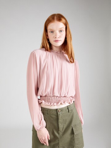 Sublevel Blouse in Roze: voorkant