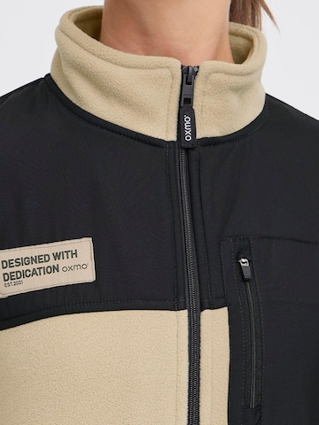 Oxmo Fleece jas 'Nete' in Beige