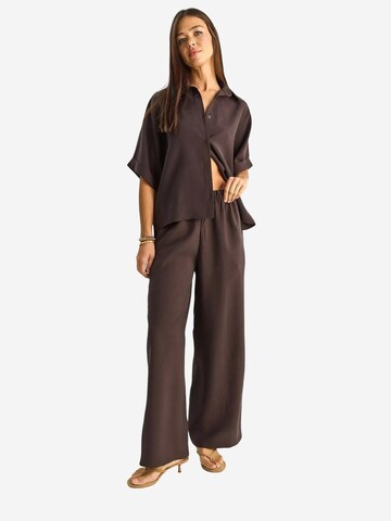 Bianco Lucci - Roupa de casa 'Zweiteiliges Set' em castanho