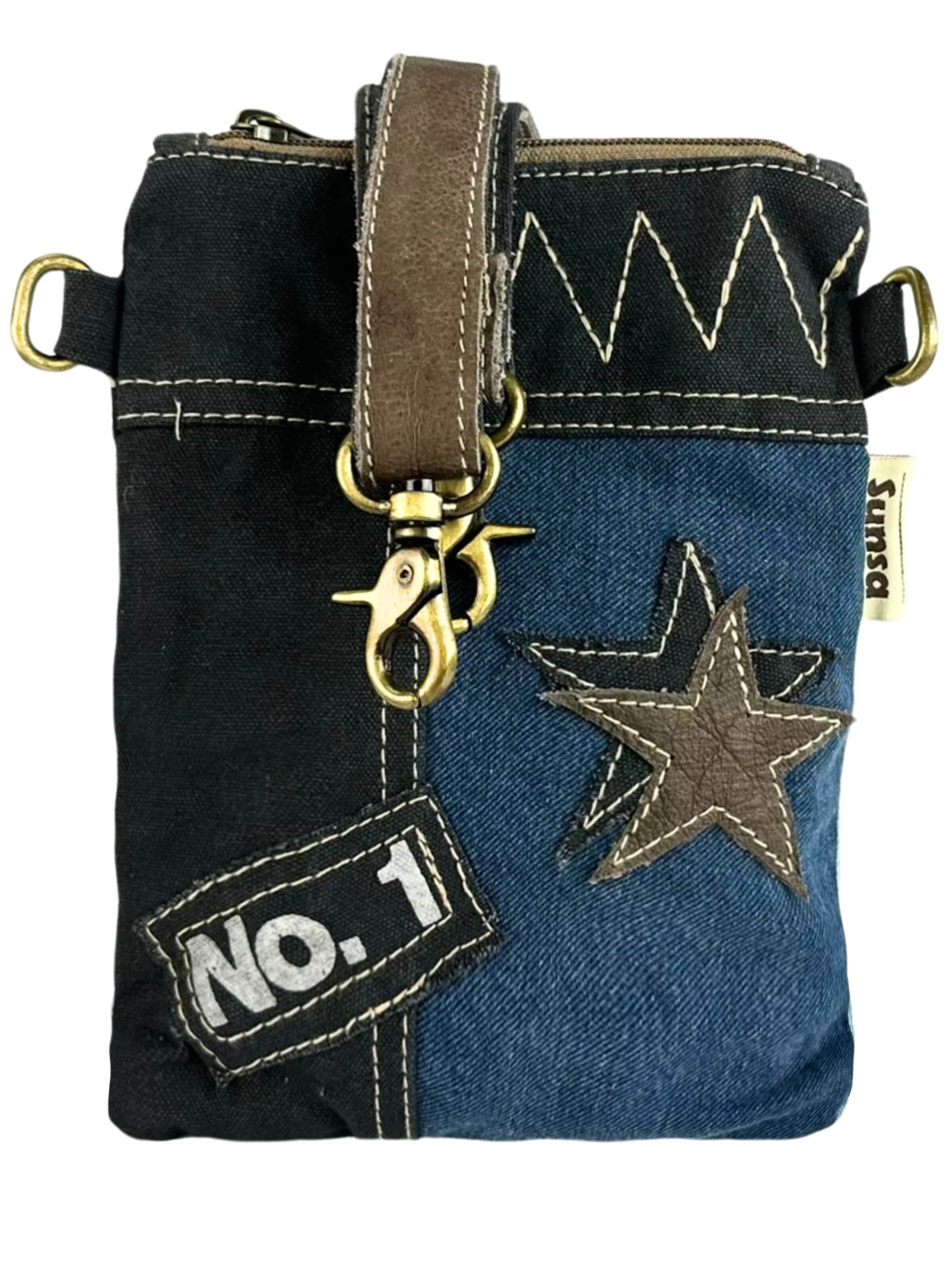 Sunsa Crossbody Bag 'Sunsa' in Blue: front