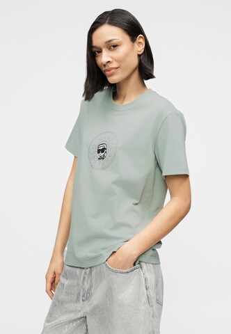 Karl Lagerfeld Shirt 'IKON CIRCLE' in Grey