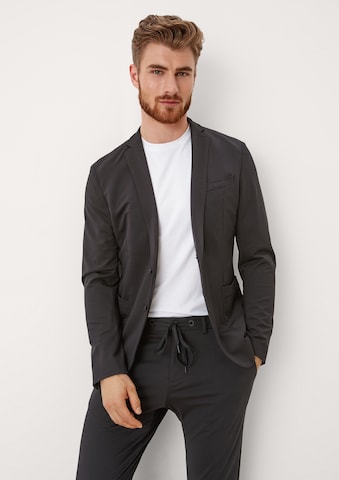 s.Oliver BLACK LABEL Slim fit Colbert in Zwart: voorkant