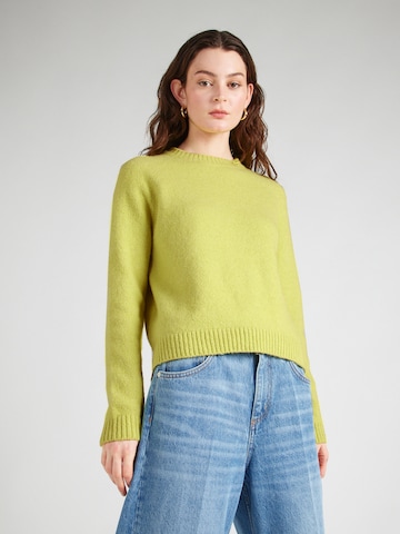 BOSS Sweater 'Febisan' in Yellow: front