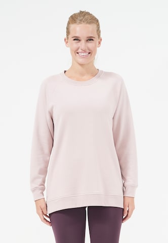 Athlecia Sportief sweatshirt 'RIZZY' in Roze: voorkant