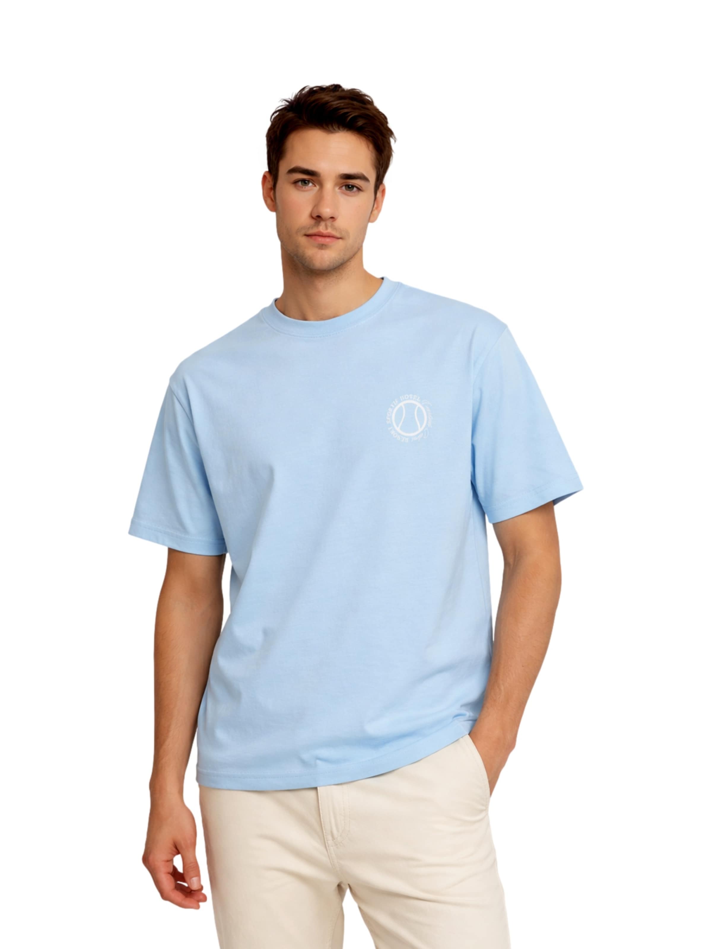 T-Shirt 'Fred Nadal Life' Only & Sons en bleu : devant