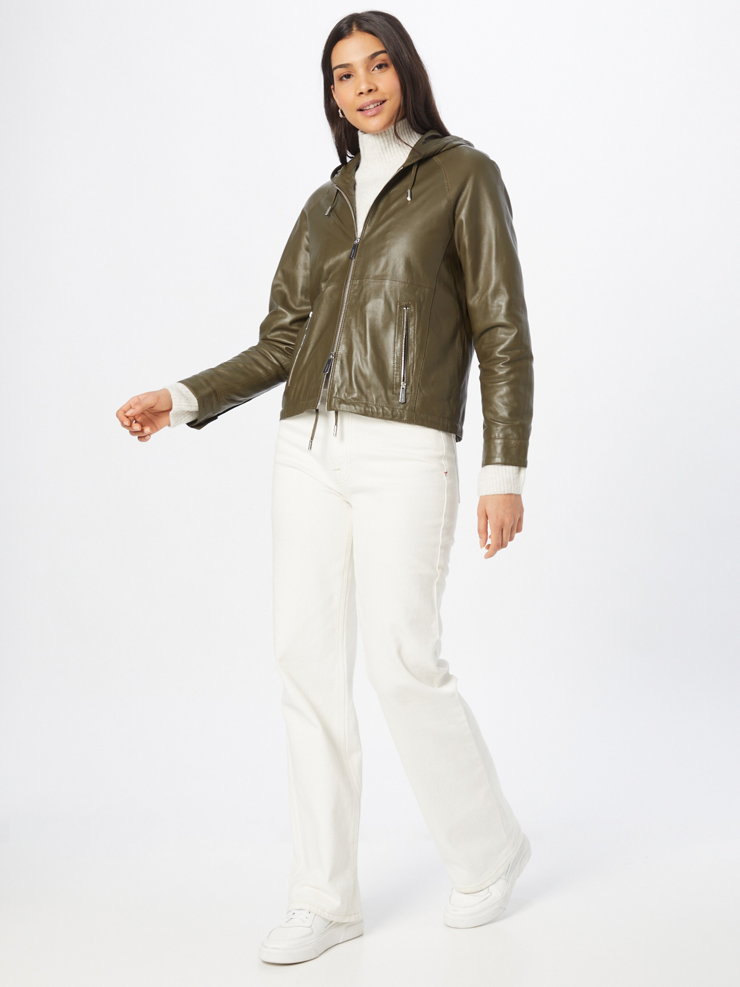 Frauen Jacken OAKWOOD Jacke 'DYNAMIC' in Khaki - LI83768 Frauen Jacken OAKWOOD Jacke 'DYNAMIC' in Khaki - LI83768