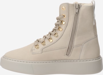 Bottines à lacets 'Vince Dunya' Nubikk en beige