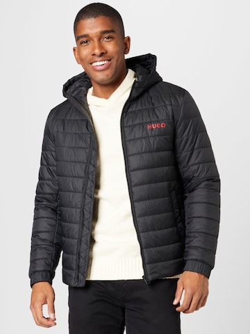 HUGO Red Between-Season Jacket 'Bene' in Black: front