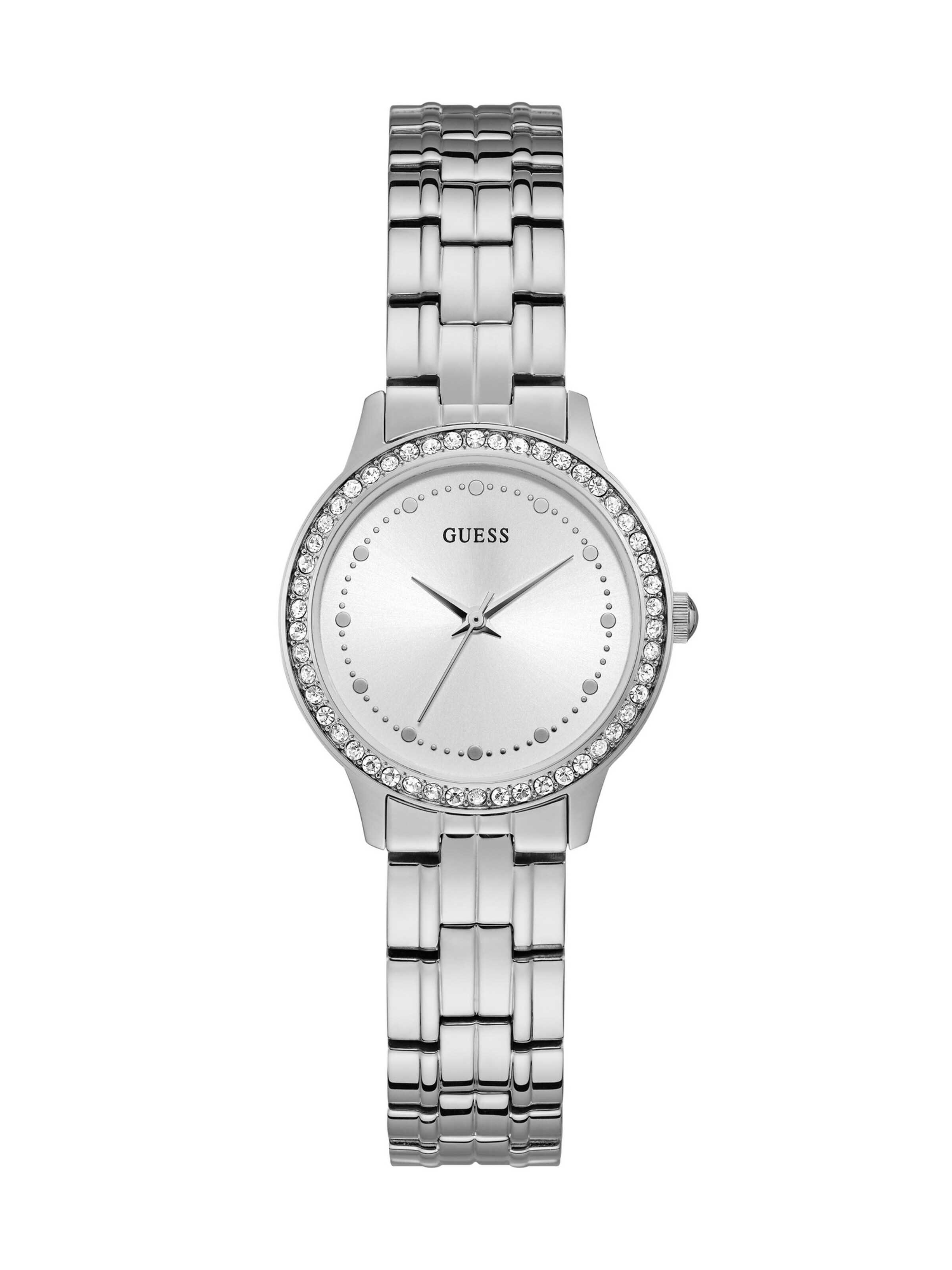 GUESS Uhr 'Chelsea' in Silber: Vorderseite