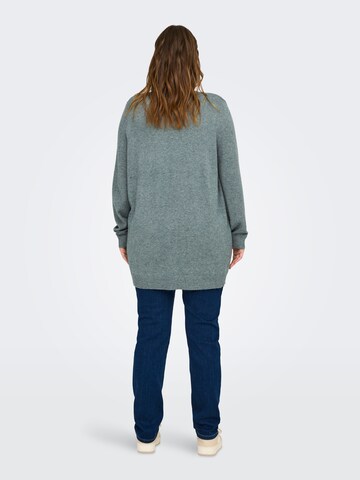 ONLY Carmakoma Knit Cardigan 'CAREsly' in Green