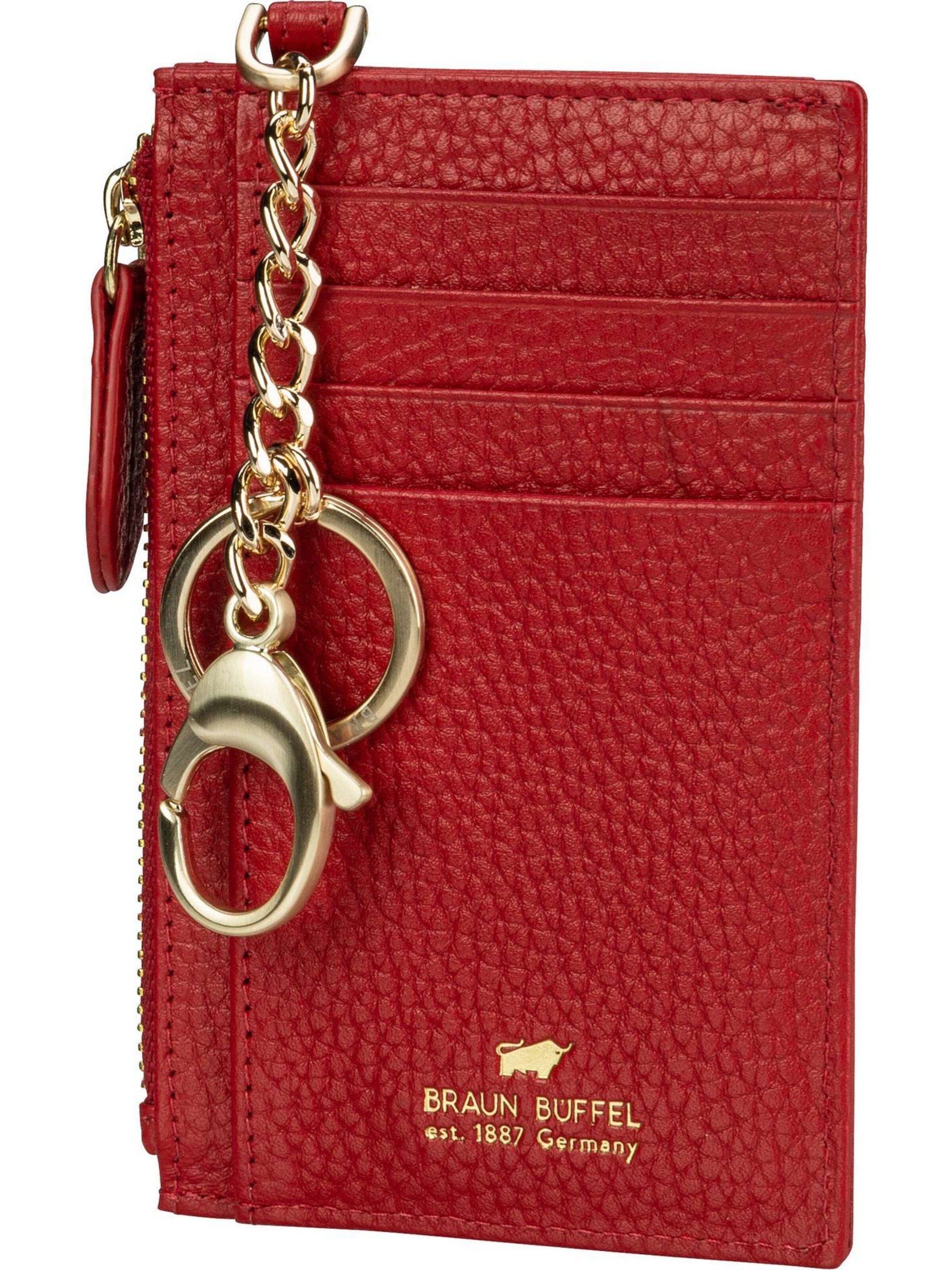 Braun Büffel Schlüsselanhänger 'Asti' in Rot