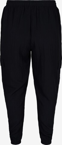 Zizzi Tapered Hose 'MACY' in Schwarz