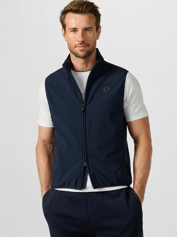 Hackett London Vest in Blue: front