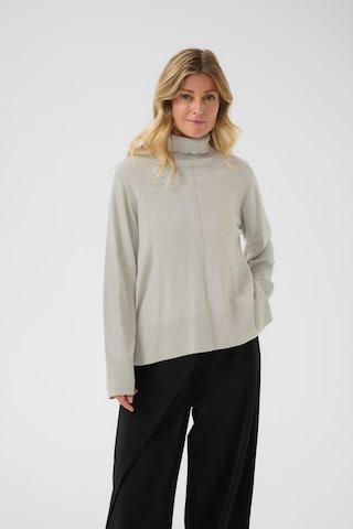 Pull-over 'Anva' Cream en gris : devant