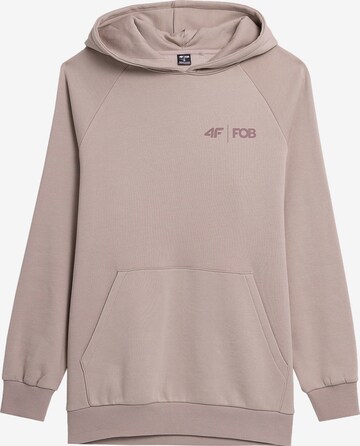 4F - Sweatshirt de desporto em bege: frente