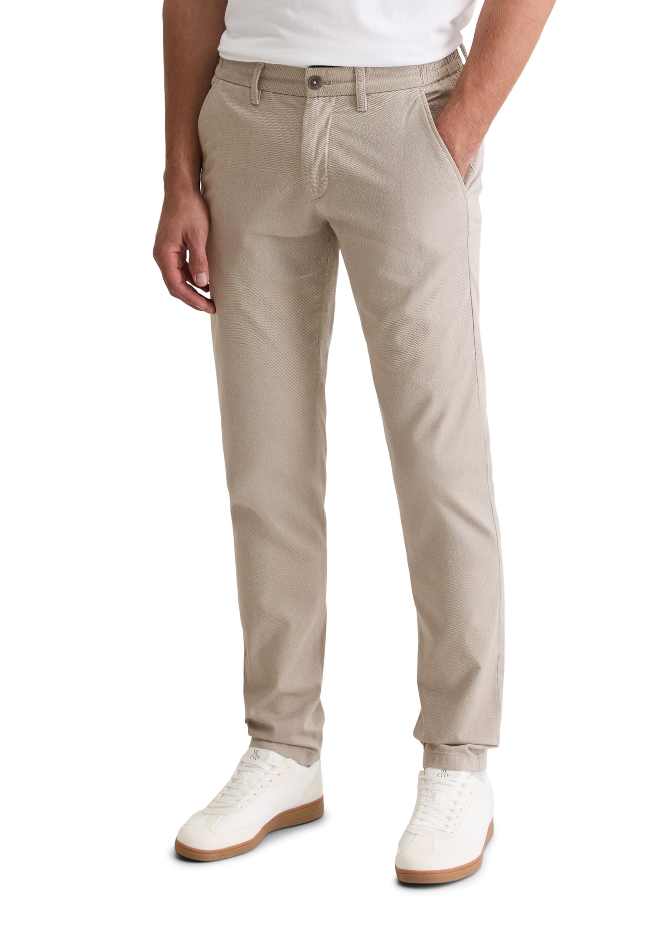 Marc O'Polo Regular Chino trousers 'Stig' in Beige