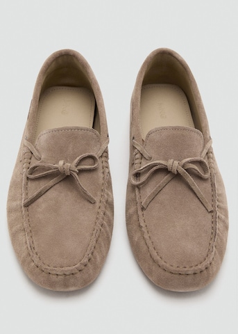 MANGO MAN Moccasins 'Driver' in Beige