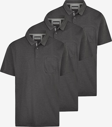 redmond Shirt 'Basic' in Grau: Vorderseite