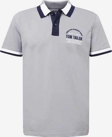 TOM TAILOR Poloshirt in Grau: predná strana