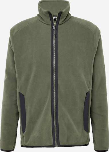 CMP Athletic Fleece Jacket in Olive / Black, Item view