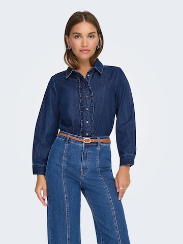 ONLY Bluse 'ONLKaya' in Blau: Vorderseite