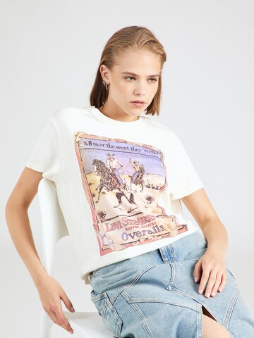 LEVI'S ® Shirt 'Graphic Classic Tee' in White: front