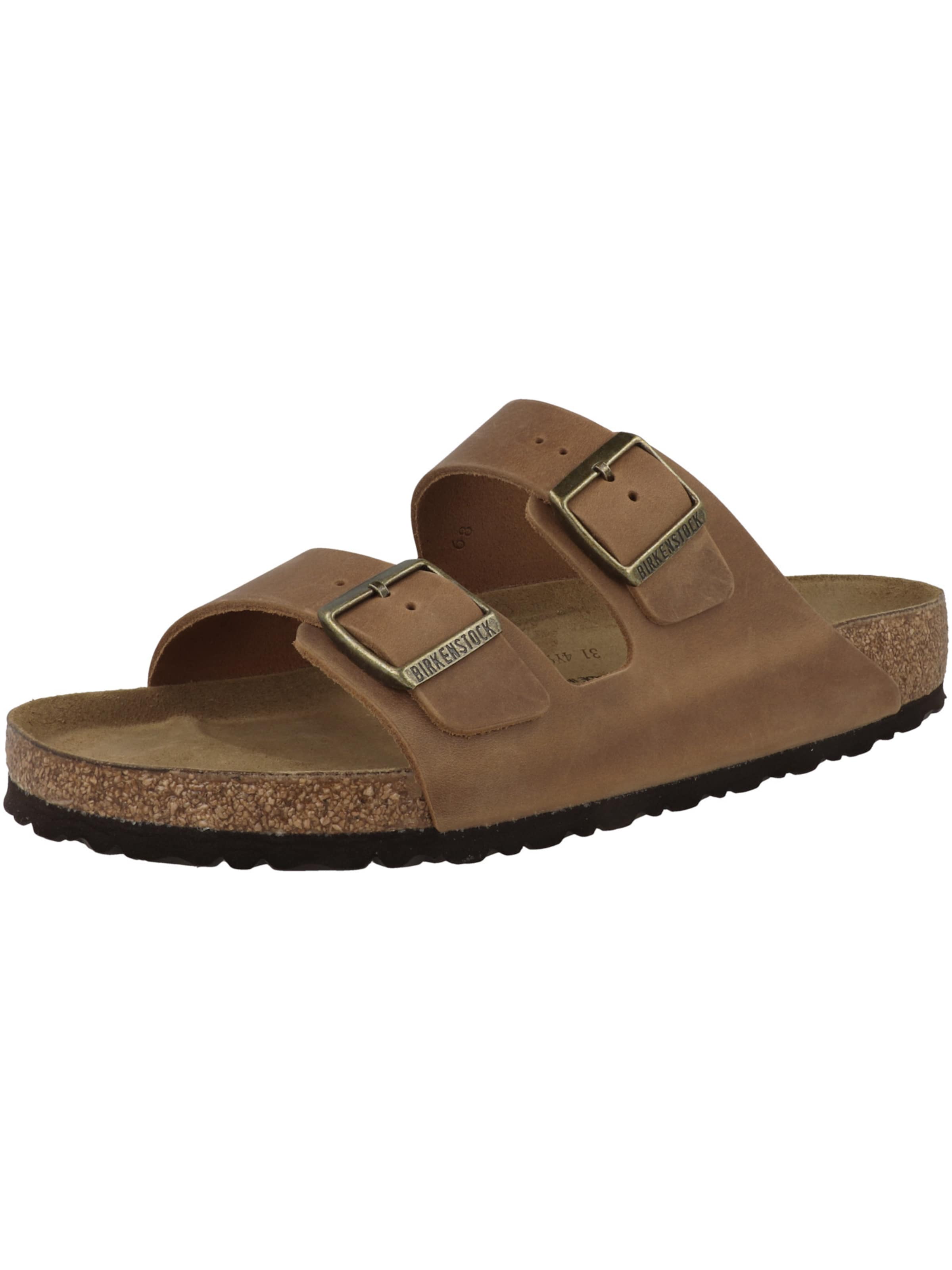 BIRKENSTOCK Μιούλ 'Arizona Leoi' σε καφέ: μπροστά