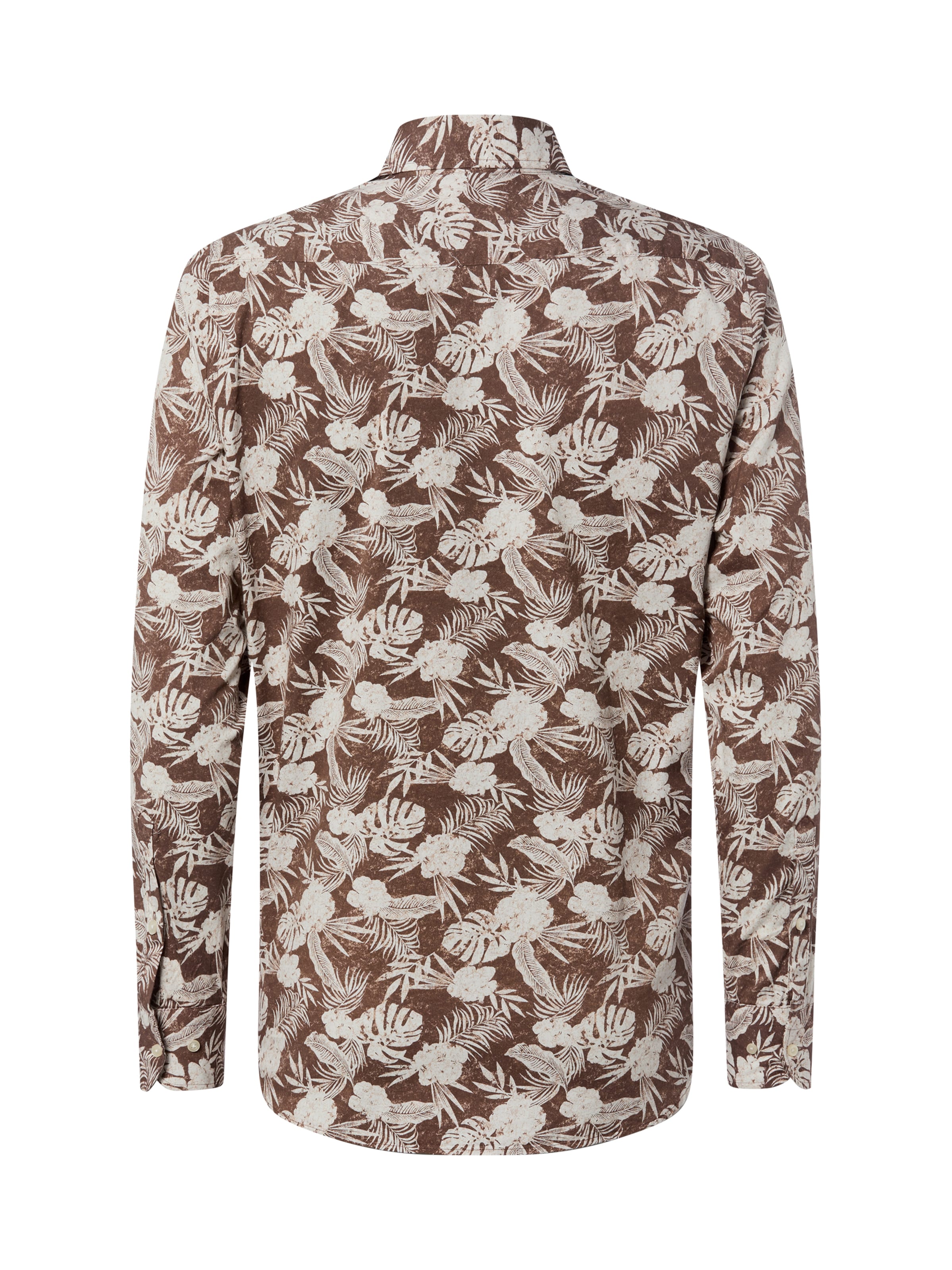 Finshley & Harding Regular fit Button Up Shirt in Brown