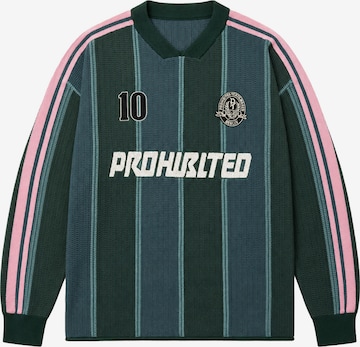 Pullover 'Team' di Prohibited in verde: frontale