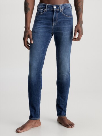 Calvin Klein Jeans - Skinny Calças de ganga em azul: frente