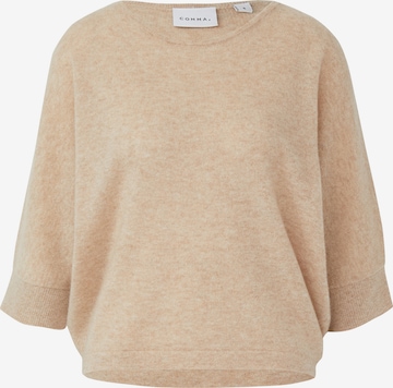 Pull-over COMMA en marron : devant