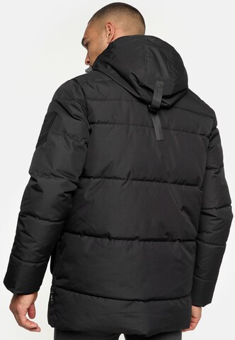 INDICODE JEANS Winter jacket 'Wess' in Black
