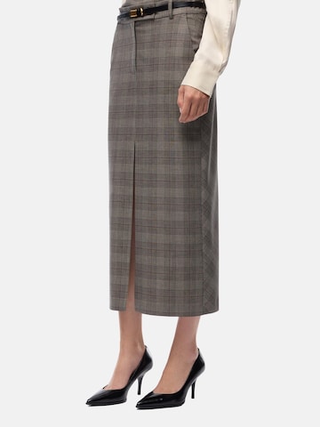 PINKO - Falda 'PINKO GALEGA GONNA MIASTO LANA TINTO FILO GONNA' en gris