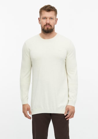 Pull-over s.Oliver en blanc : devant