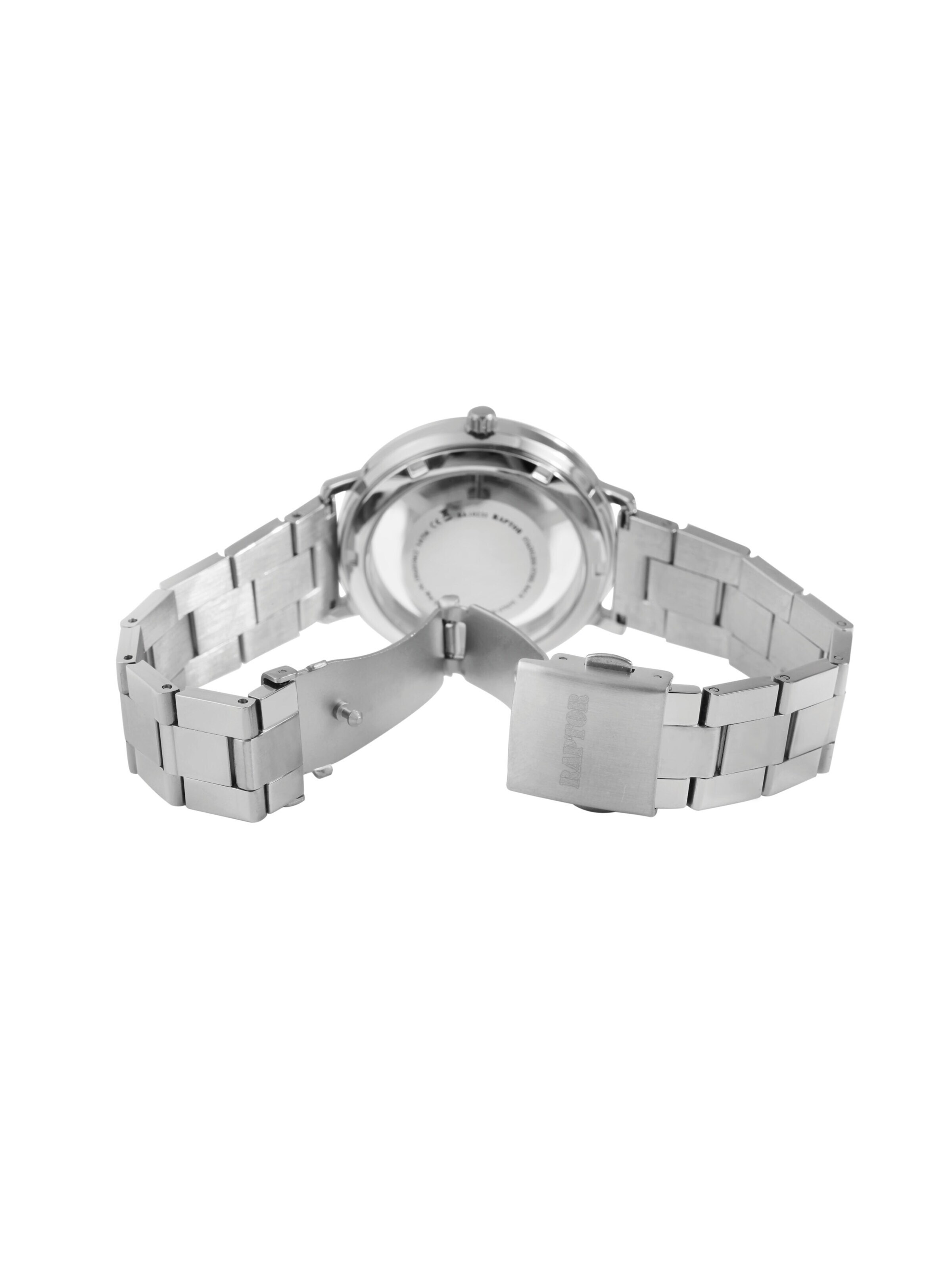 Raptor Analog Watch 'Hanna, Mineralglas' in Silver