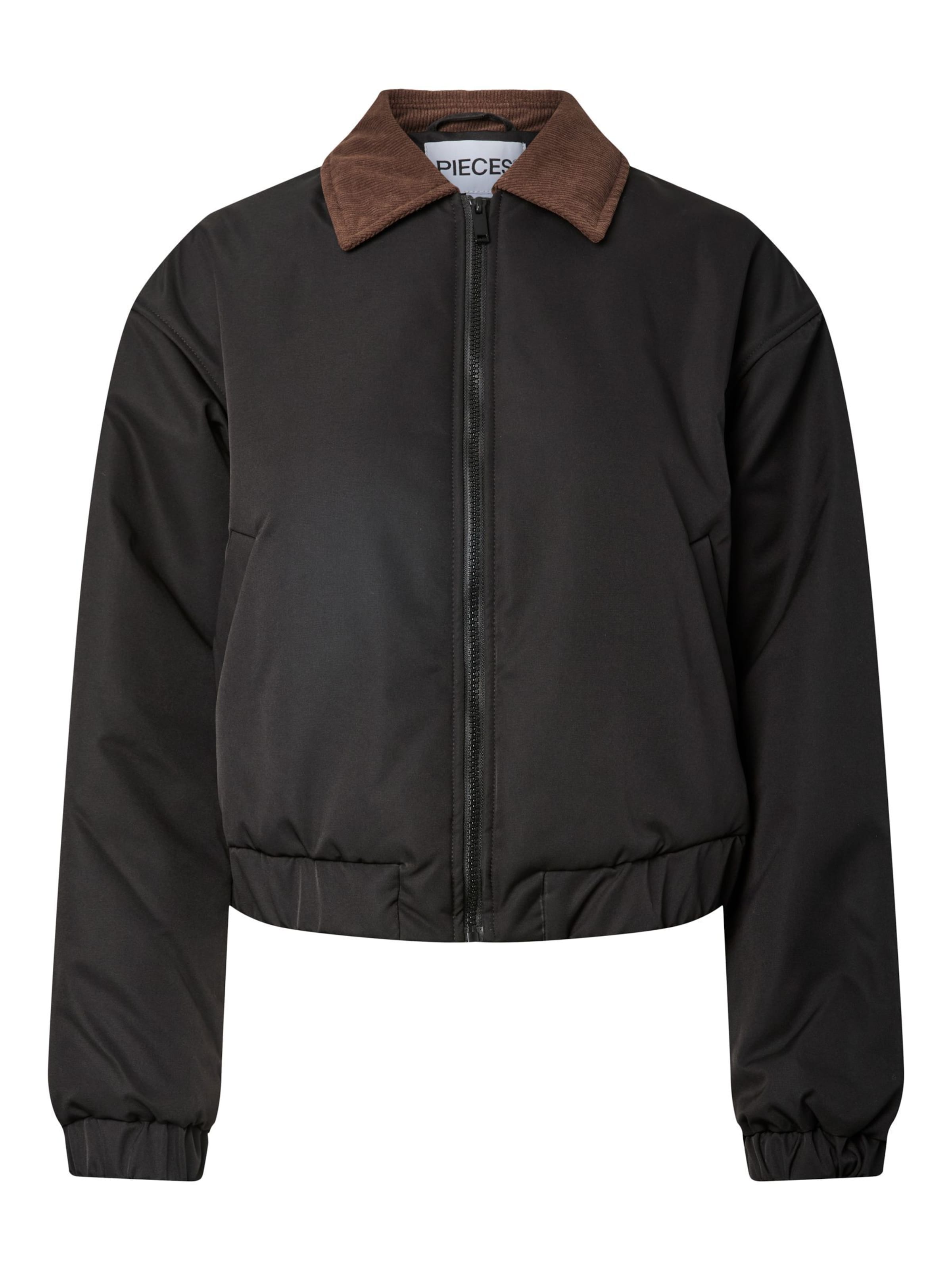 PIECES Veste mi-saison 'JORMA ' en marron / noir, Vue avec produit