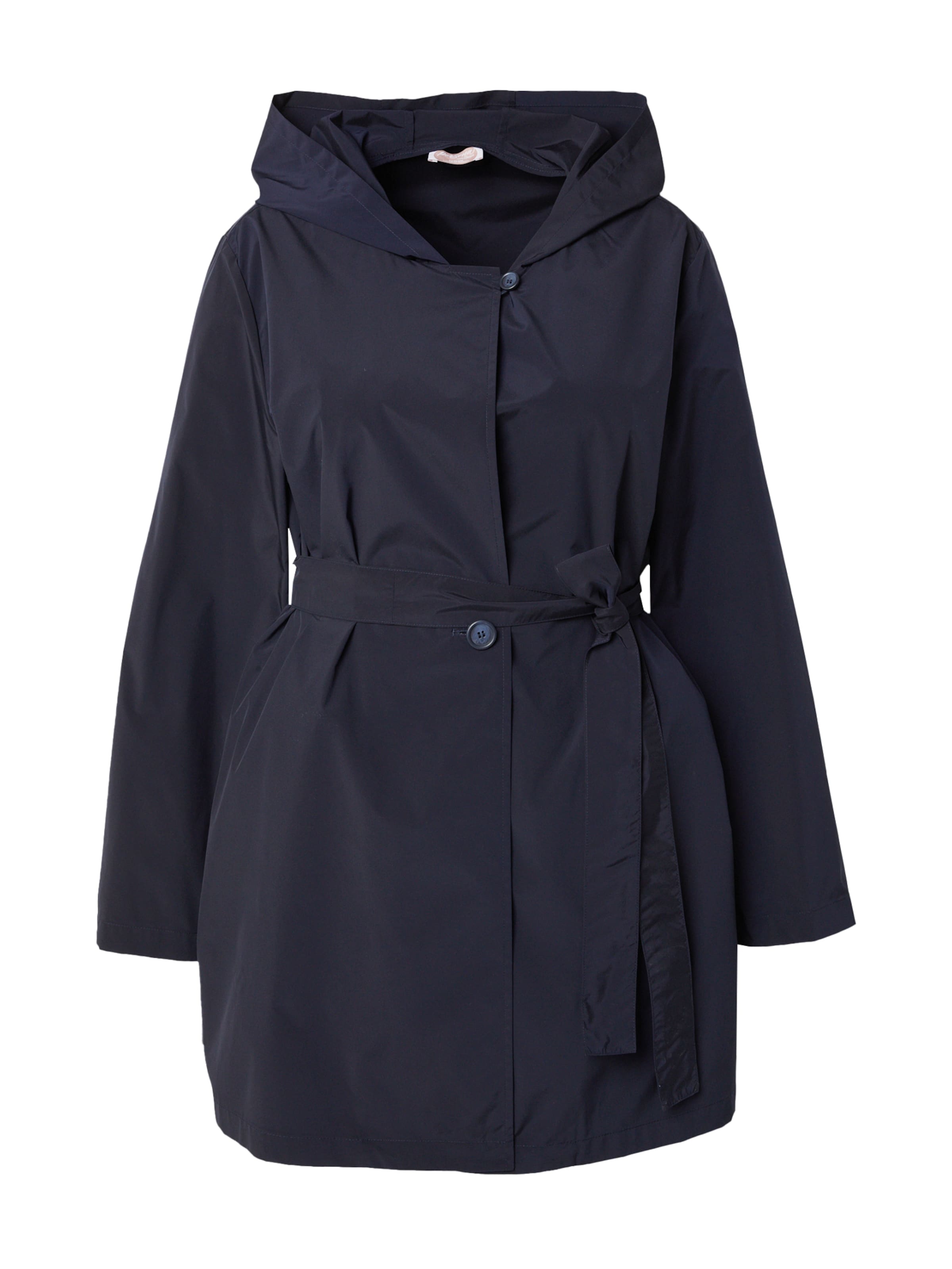 Cappotto di mezza stagione 'BUNNY' di Persona by Marina Rinaldi in blu: frontale