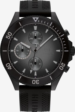 TOMMY HILFIGER Uhr in Schwarz