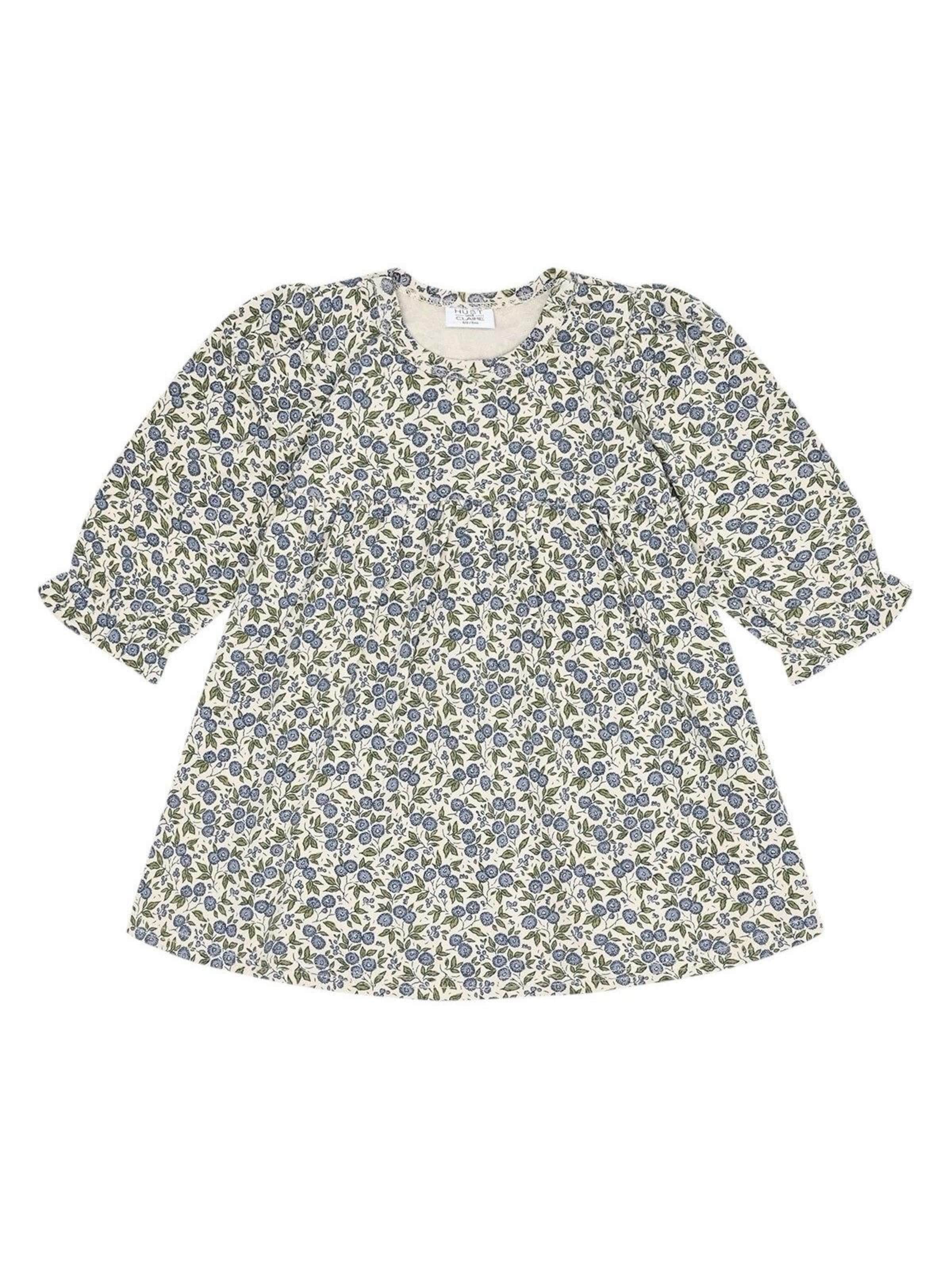 Hust & Claire Dress 'Flora' in Blue: front