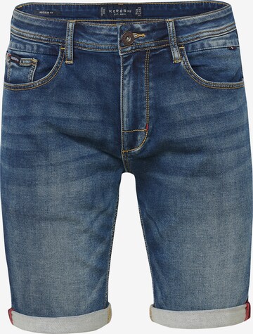 KOROSHI Regular Jeans in Blauw: voorkant