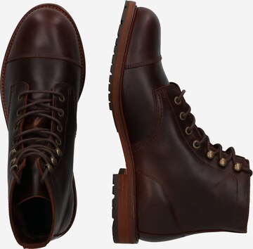 SELECTED HOMME Lace-Up Boots 'ROMAN' in Brown