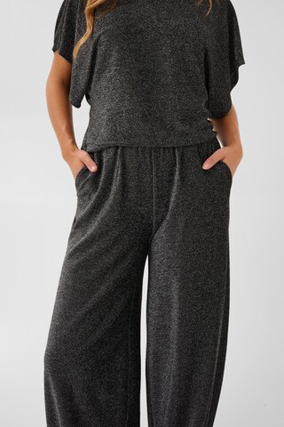 Kaffe - Loosefit Pantalón en plata