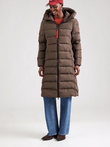 Cappotto invernale 'ZUERS' di No. 1 Como in marrone: frontale