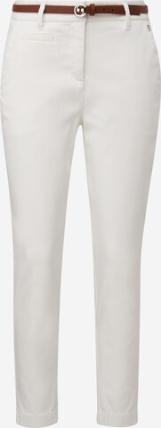 Coupe slim Pantalon chino COMMA en blanc : devant