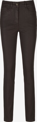 Basler Skinny Jeans in Brown: front