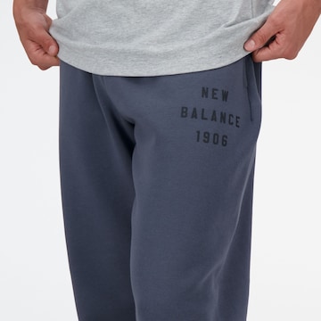 new balance Regular Workout Pants 'Iconic Collegiate Fleece Jogger' in Blue