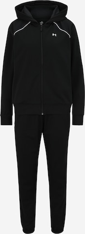 UNDER ARMOUR Trainingsanzug 'Rival' in Schwarz: Vorderseite
